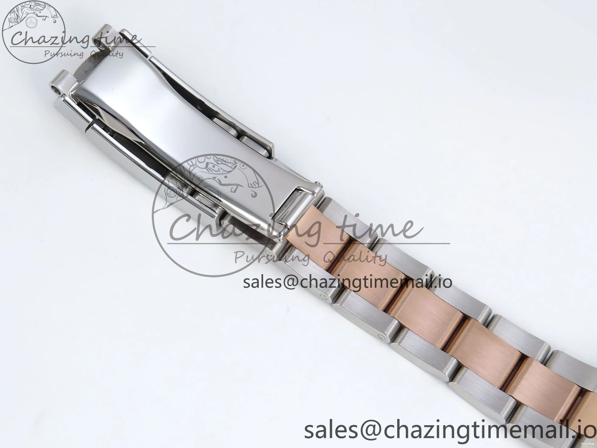MiroTime 0504 DateJust 31 278271 ARF 1:1 Best Edition 904L Steel Brown Roman Diamonds Dial on SS RG Oyster Bracelet ETA SmartChoice 520
